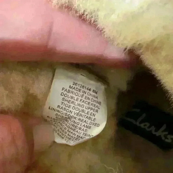 Clarks Women Warm Cozy Easy On Slip On Booties Slippers size 8 - Picture 4 of 4